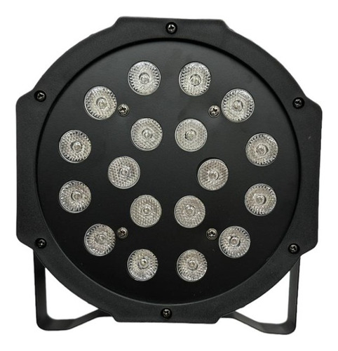 Cañón Alien Led Par18x1 Rgb Luces Audio Rítmico Multicolor 