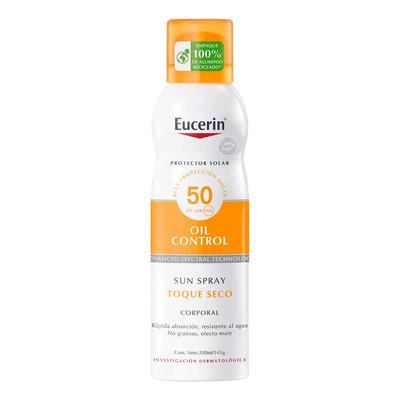 Eucerin Sensitive Protect Spray Corporal Toque Seco fps 50 200ml | MercadoLibre