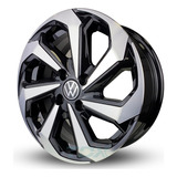 01 Roda Vw Tarantula Voyage Gol Aro 17 4x100 (1un) + Bico Cor Preto Diamantado