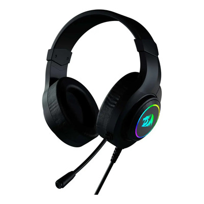 Headset Gamer Redragon Alámbrico Hylas H260 Rgb Color Negro | Envío gratis