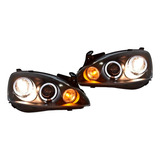 Faros Corsa 2001 2002 2003 2004 2005 2006 Con Lupa Y Leds