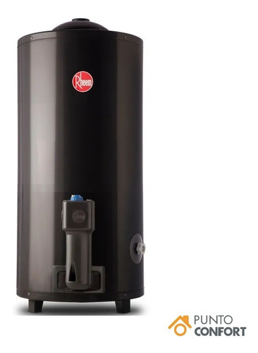 Termotanque Rheem A Gas De Pie 80 Lts Gas Natural Carga Sup