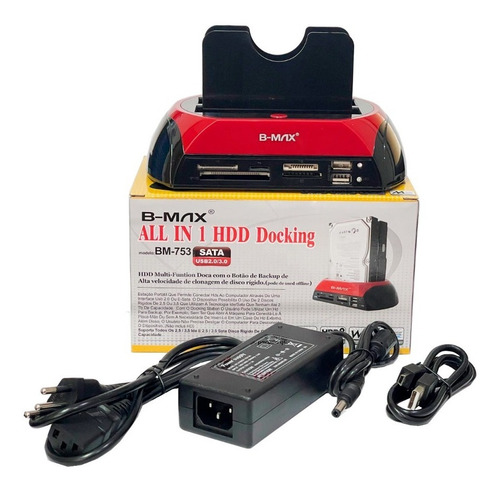 Hd All In 1 Hdd Docking Usb 2,0 / 3.0 Sata Backup Leitor