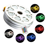 Manguera Neon Flex Led Multicolor Rgb Conexión Directa 25 M