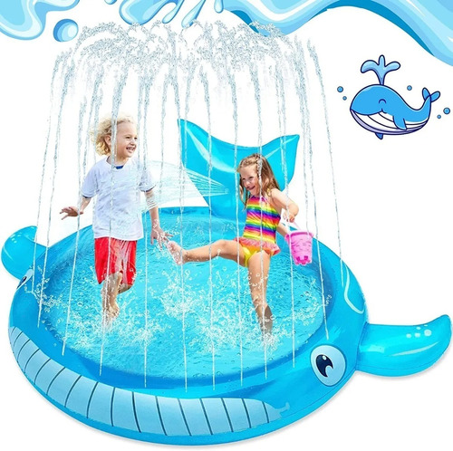 Piscina Icon Rociador Alfombra Acuática Bebes Inflable