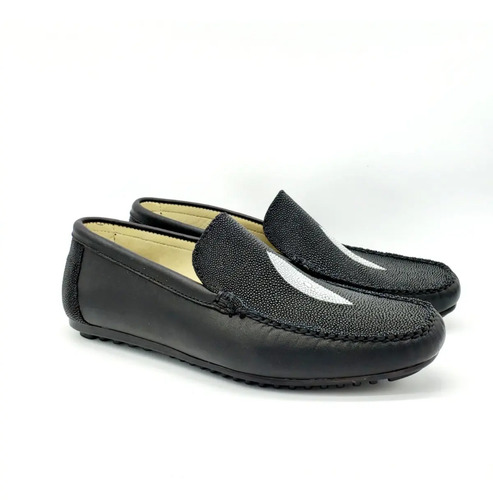 Zapato De Caballero Mocasín Mantarraya Original Piel Exótica