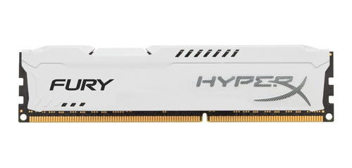 Memoria Ram Fury Gamer Hyperx Hx316c10fw/8 De 8 Gb, Blanco 