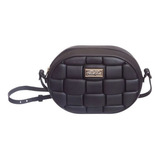 Bolsa Transversal Pequena Ombro J-lastic Petite Jolie Cor Preto