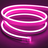 Tira De Luces Led De Neón Meijiajia, Difusor Flexible Rosa, 