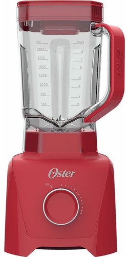 Liquidificador 1100w Full Oster 3.2 Litros Vermelho