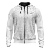 Campera Canguro Kapho All Blacks Maori Blanca Adultos