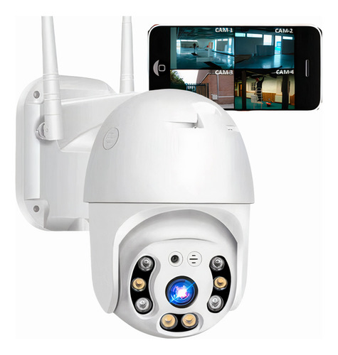 Camara Robotica Ip Wifi 2mp 1080p Exterior Ptz 360° Zoom X3