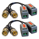 Video Balun J R E Kit De 2 Pares (4 Piezas) De Transceptor