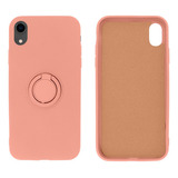 Capa Pop Finger Apoio Dedo Compatível Com iPhone XR Cor Rosa