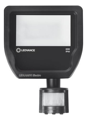 Reflector Led Ledvance 20w Sensor Mov + Fotocelula Luz Fría
