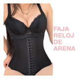 Faja Colombiana Reloj De Arena Talle Largo Corte Curva 