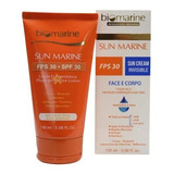 Biomarine Sun Marine Fps30 Sun Cream Invisible Face E Corpo 