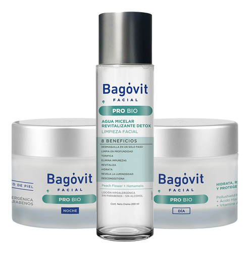 Bagóvit Rutina Completa Facial Pro Bio Antiedad Piel Joven