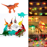 Guirnalda De 10 Luces Led Con Forma De Dinosaurio Para Niños