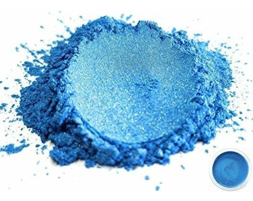 18 Onzas Umi Azul Polvo De Mica Pigmentos Resina Pintura Epo
