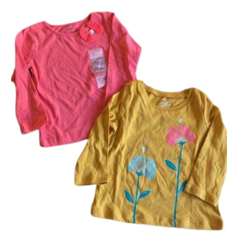 Set 2 Remeras Carters Para Bebes 