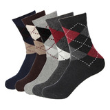 Pack 12 Pares Calcetines Con Rombos Para Hombre Con Bamboo