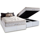 Conjunto Baú-colchão Herval Max American+cama Queen 158