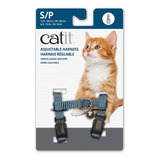 Arnés Para Gatos Catit, De Nailon, Ajustable, Pequeño, Azul