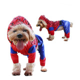 Disfraz De Spiderman Para Perro Mediano (talla 8 A 14)