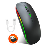 Mouse Bluetooth Inalámbrico 2.4g Silencioso Recargable