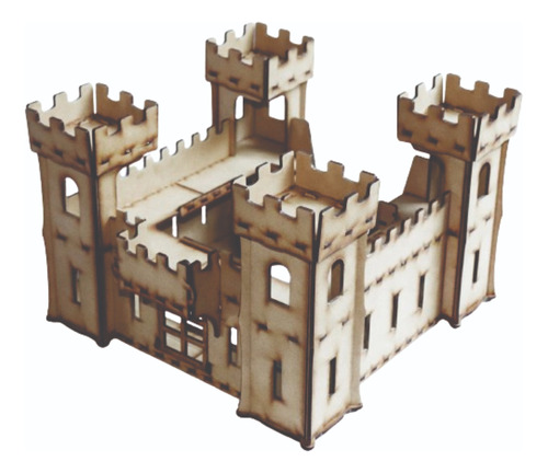 Castillo Medieval Para Playmobil (28x29x21)