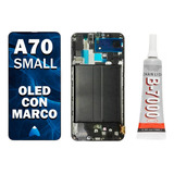 Modulo Pantalla Para Samsung A70 A705 Marco Oled + Pegamento