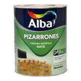 Pintura Para Pizarron Alba Verde - X 1lt + Lija Agustina