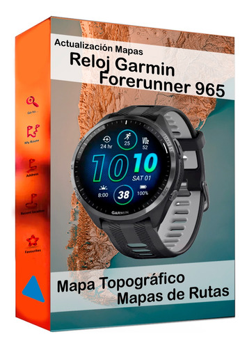 Mapa Topográficos Para Reloj Garmin Forerunner 965