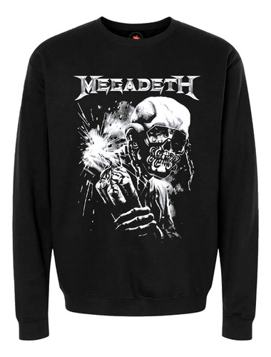 Buzo Estampado Varios Diseños Megadeth Calavera