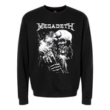 Buzo Estampado Varios Diseños Megadeth Calavera