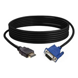 Cable Adaptador Hdmi Hdtv A Vga Convertidor Hdmi A Vga 3 Mts