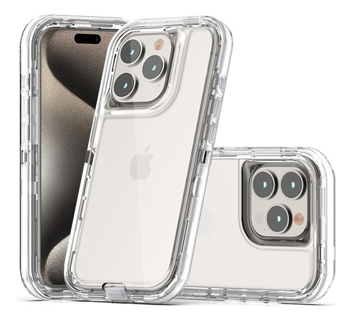 Funda Case Uso Rudo 360 Para iPhone 15 15 Plus 15 Pro Max