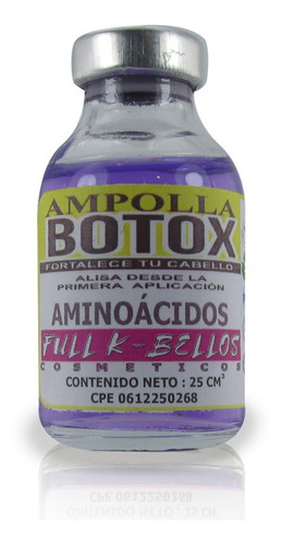 Ampolla Capilar Botox Aminoacidos 25ml - mL a $288