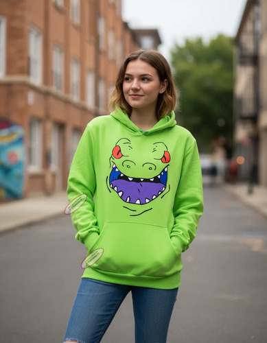 Sudadera Rugrats Reptar Dinosaurio Carlitos Clásicos Retro | Meses sin interés