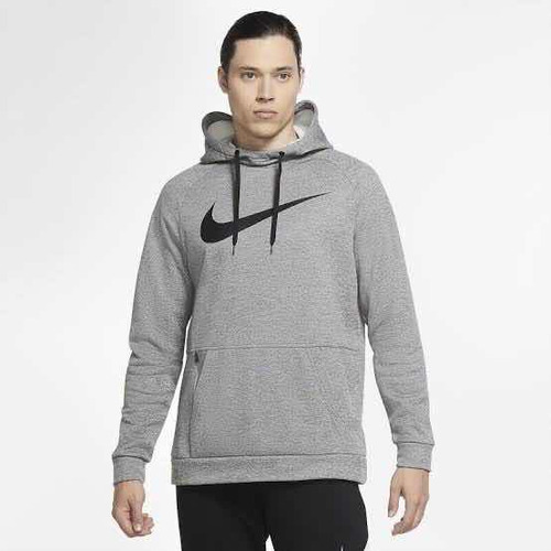 Sudadera Nike Dri Fit Standard Talla Xxl 2xl Gris Big Logo