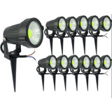 Kit 12 Espeto De Jardim Luminária Led 5w 110v 220v