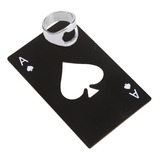 Combo Destapador Carta Poker + Anillo  Descorchador  Cerveza