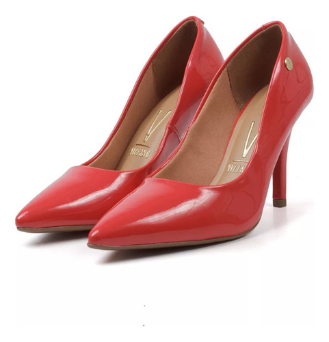 Stiletto Bajo Rojo Brillante Mujer Vizzano