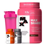 Kit  Max Shake + Bcaa + Ultimate Fire White - Max Titanium