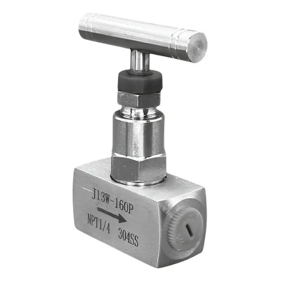 Válvula De Aguja Inoxidable 304 Ss 1/4 Para Gas