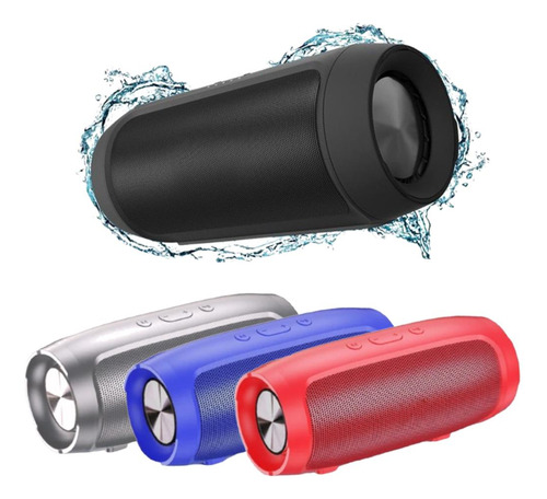 Mini Caixa De Som 2+ Bluetooth  Pen Drive Sd Portatil - 18cm