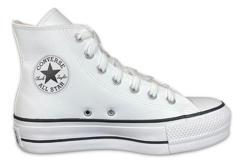 Tênis All Star Plataforma Cano Alto De Couro Chuck Taylor