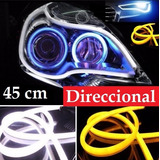 Tira Flexible Led Drl 45 Cm Bicolor Faros Ojo De Ángel Luz