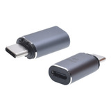 Extensor Magnético Usb C Tipo C Macho Fêmea 40gbps No Br Cor Prata